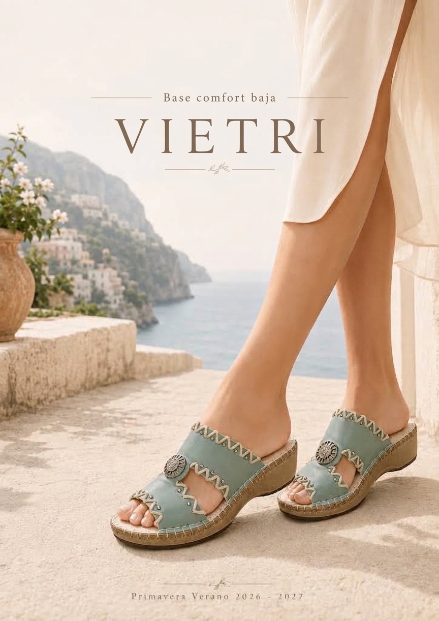Modelo Vietri - Sandalias Comfort Bajas