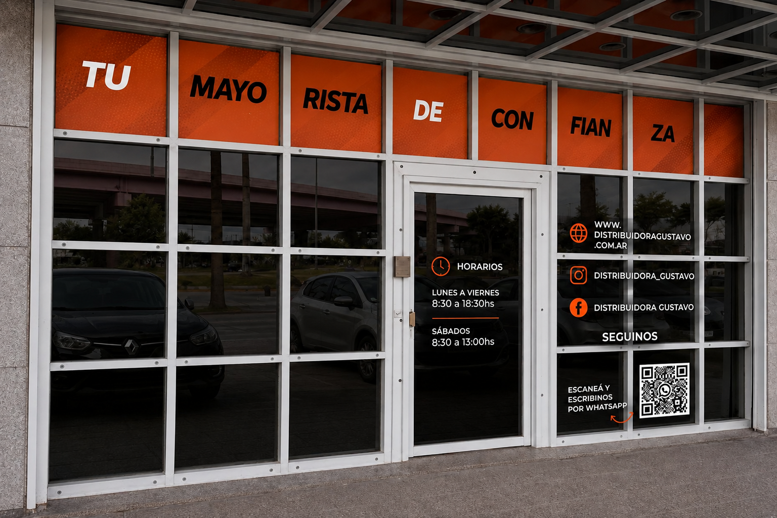 Fachada de Distribuidora Gustavo en San Justo